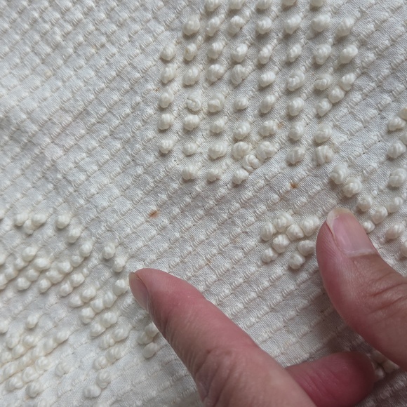 Vintage Bates George Washinton's Choice Chenille Bedspread Flaws - Picture 4 of 17